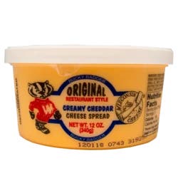 Bucky Badger Sharp Cheese Spread