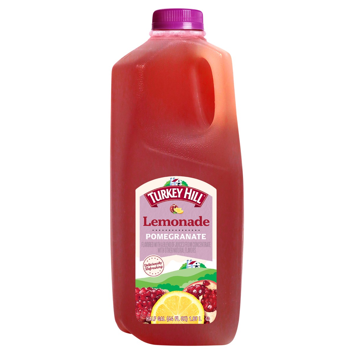 slide 1 of 6, Turkey Hill Pomegranate Lemonade - 1/2 gal, 1/2 gal