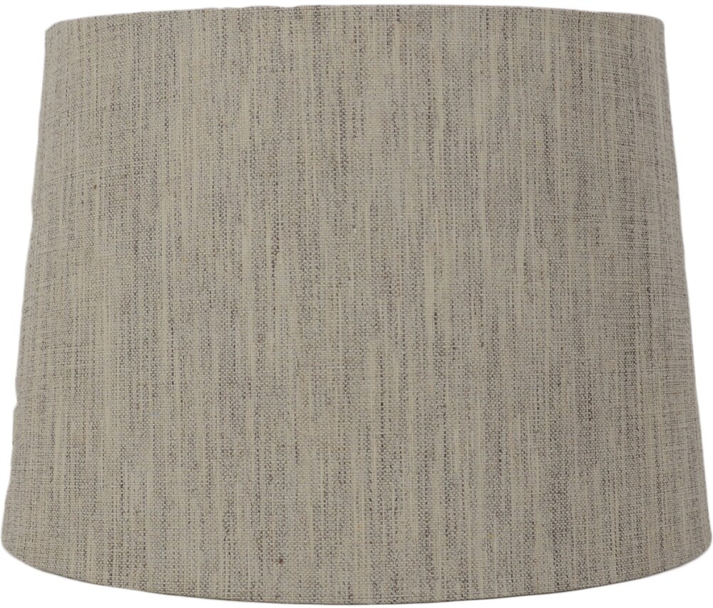 slide 1 of 1, HD Designs Linen Drum Table Lamp Shade, 10 in