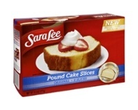 slide 1 of 1, Sara Lee Original Pound Cake Slices, 6 ct; 9.6 oz