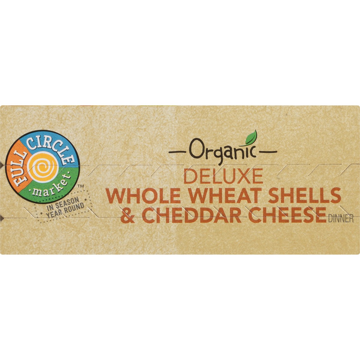 slide 9 of 15, Full Circle Market Deluxe Whole Wheat Shells & Cheddar Cheese Dinner, 12 oz