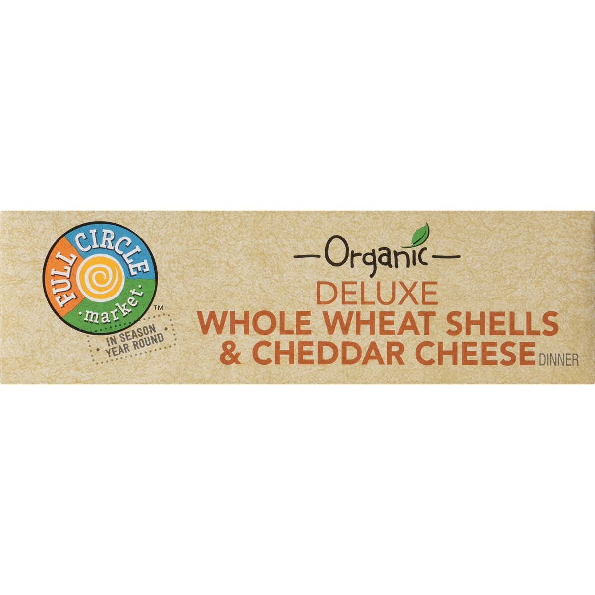 slide 2 of 15, Full Circle Market Deluxe Whole Wheat Shells & Cheddar Cheese Dinner, 12 oz