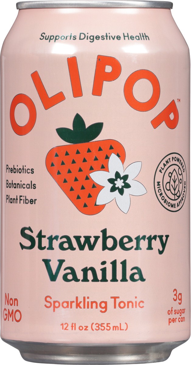 slide 1 of 1, Olipop Strawberry Vanilla - 12 fl oz, 12 fl oz