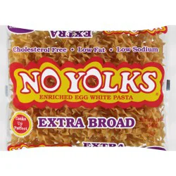 No Yolks Extra Broad Egg White Pasta 12 oz