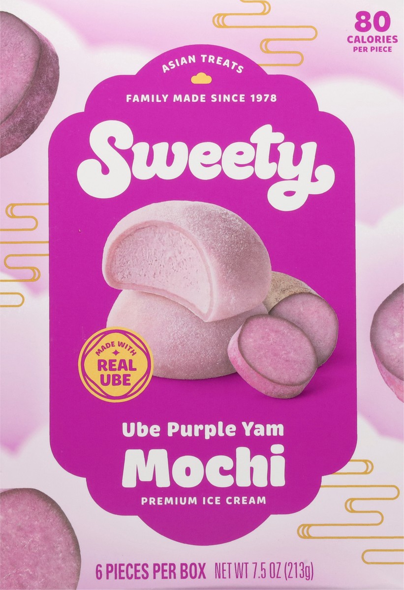 slide 11 of 13, Sweety Ube Purple Yam Mochi 6 ea, 6 ct