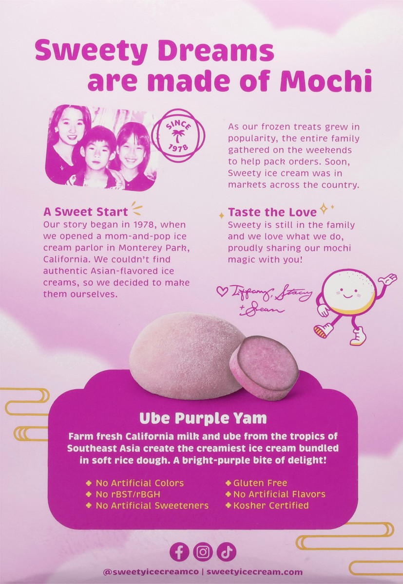 slide 4 of 13, Sweety Ube Purple Yam Mochi 6 ea, 6 ct