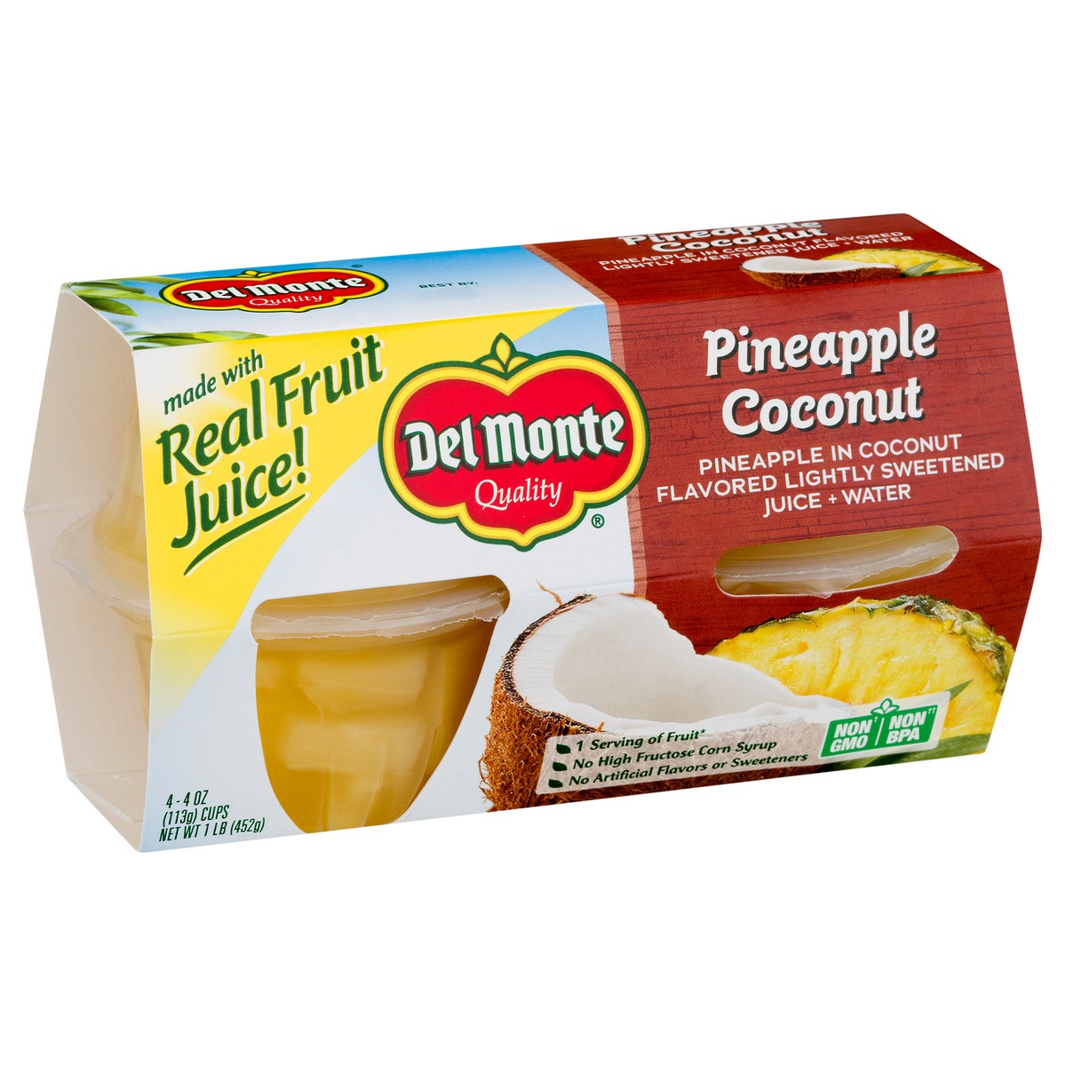 slide 11 of 12, Del Monte 4 Pack Pineapple Coconut 4 ea, 4 ct