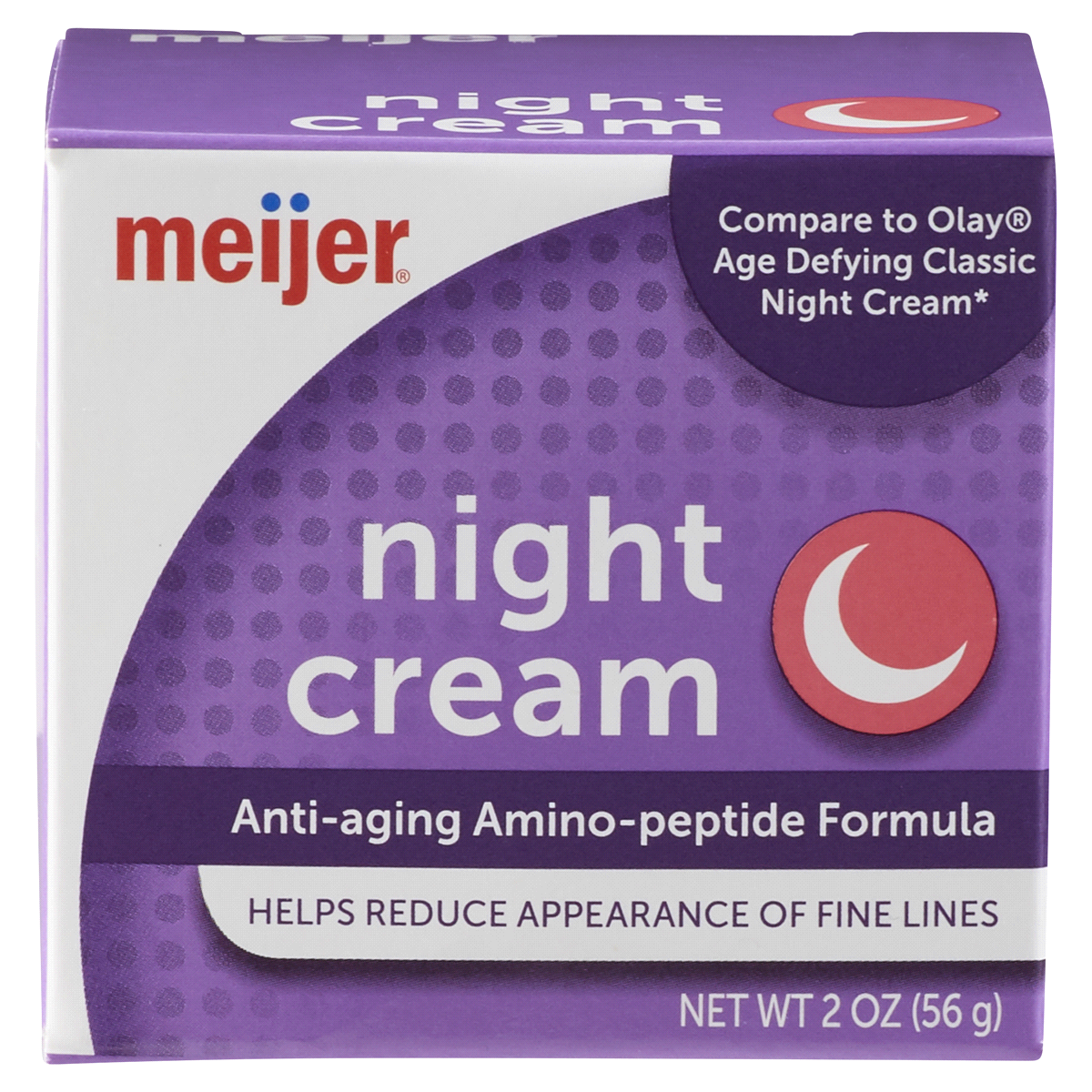 slide 1 of 1, Meijer Overnight Renewing Cream, 2 oz