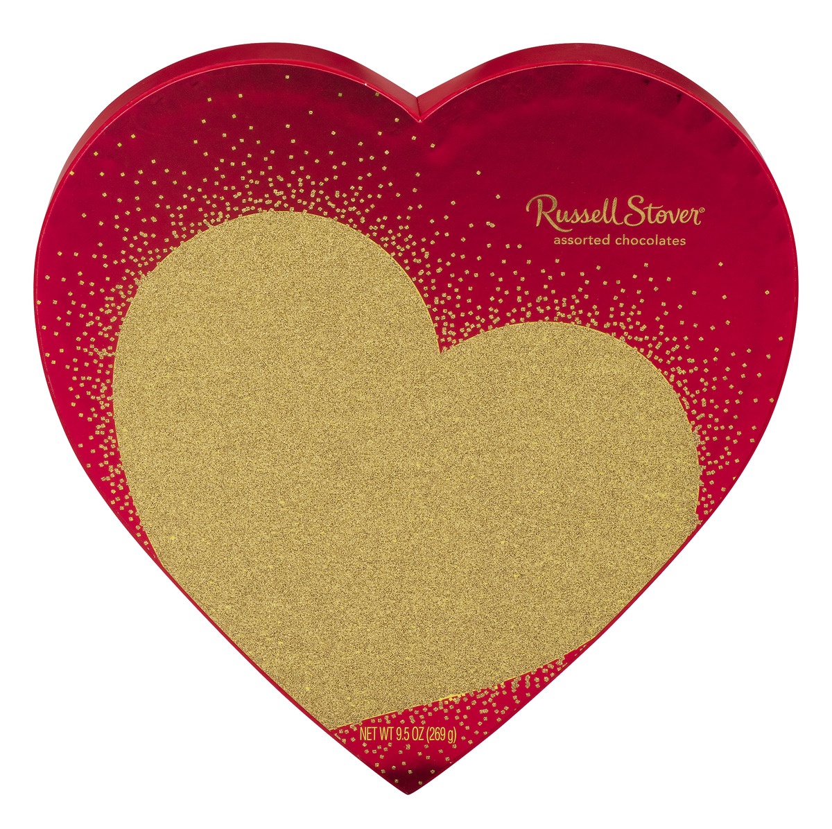 slide 1 of 1, Russell Stover Assorted Fine Chocolates Valentines, 9.5 oz