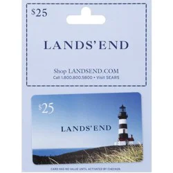 Lands End Gift Card, $25