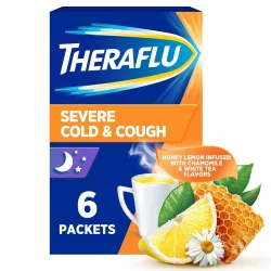 Theraflu Nighttime Severe Cold & Cough Powder - Honey Lemon & White Tea