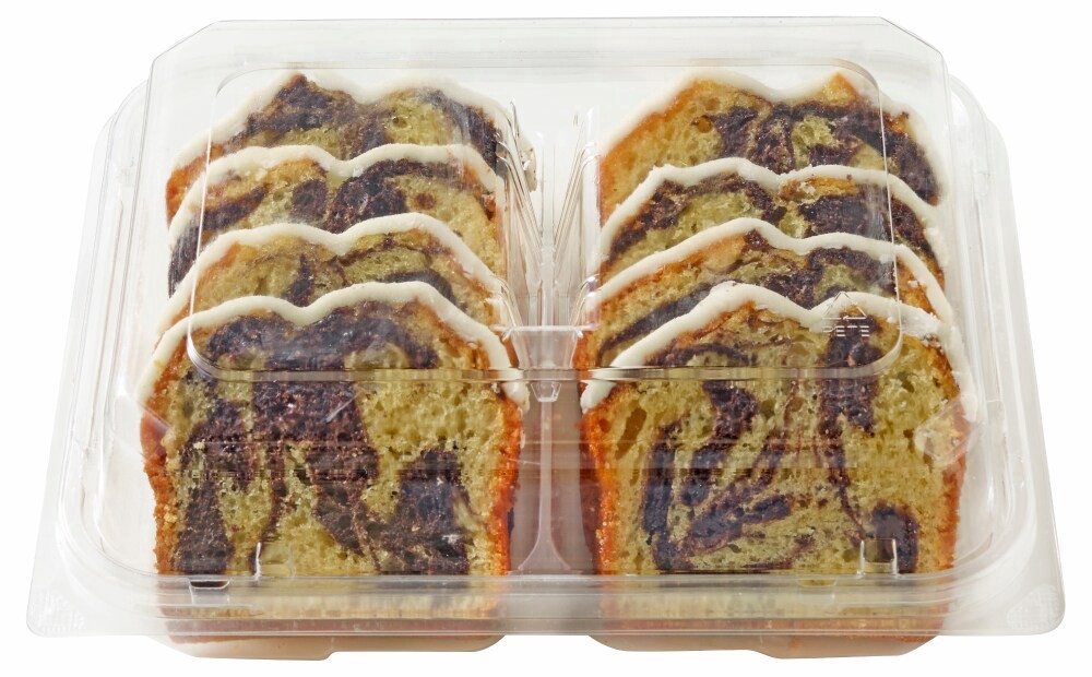 slide 2 of 3, Bakery Fresh Marble Sliced Loaf Cake, 14.1 oz