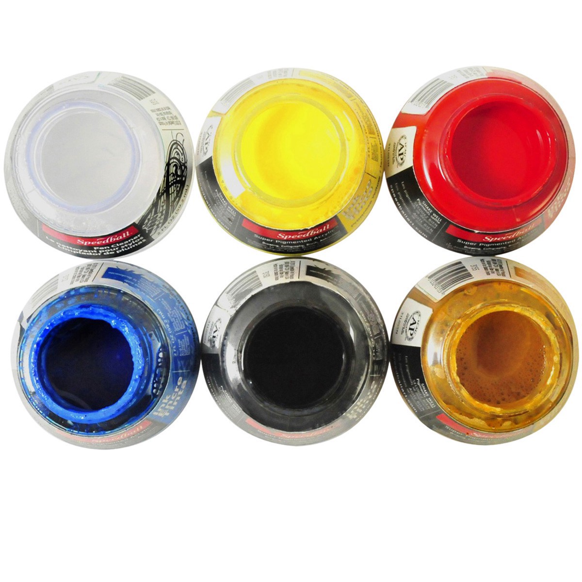 slide 2 of 2, Speedball 2oz. Indigo Blue Calligraphy Ink, 2 oz