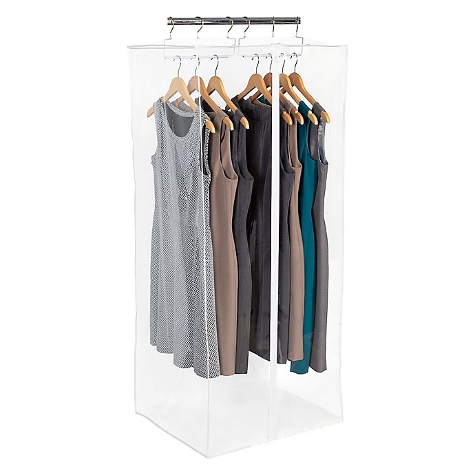 slide 1 of 5, Simply Essential Jumbo Garment Storage Closet, 1 ct