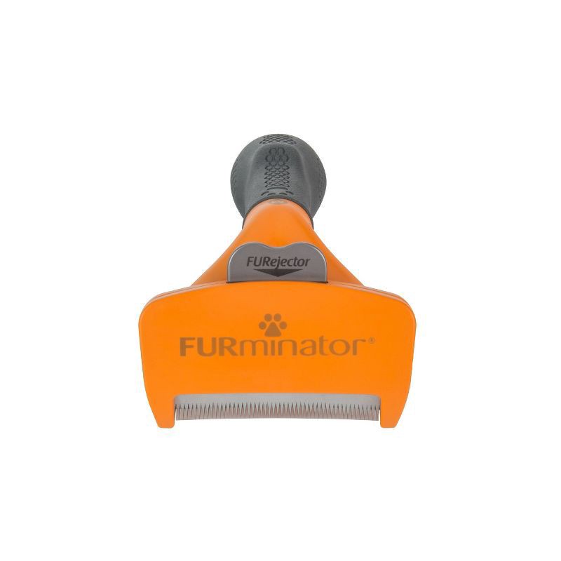 slide 4 of 5, FURminator Undercoat deShedding Tool, For Medium Dogs, Long Hair, 0.45 lb