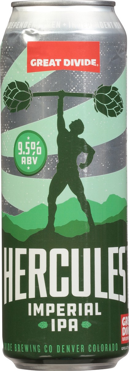 slide 6 of 9, Great Divide Brewing Co. Imperial IPA Hercules Beer 19.2 fl oz, 19.2 fl oz