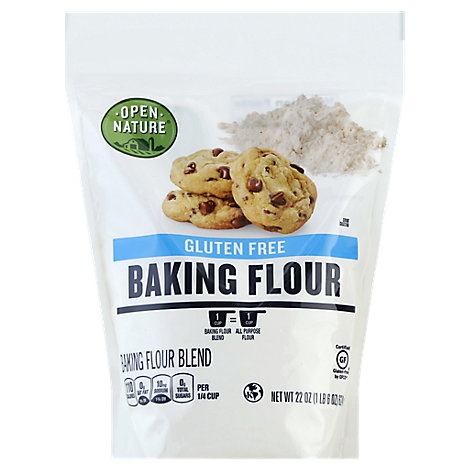 slide 1 of 1, Open Nature Flour Baking Gluten Free, 22 oz