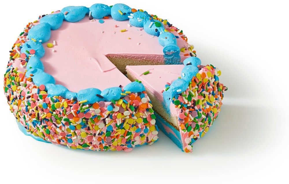 slide 1 of 3, Bakery Fresh Unicorn Ice Cream Cake, 25.5 oz