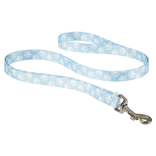slide 1 of 1, Meijer Pet Leash Paw Print Blue, 1 ct