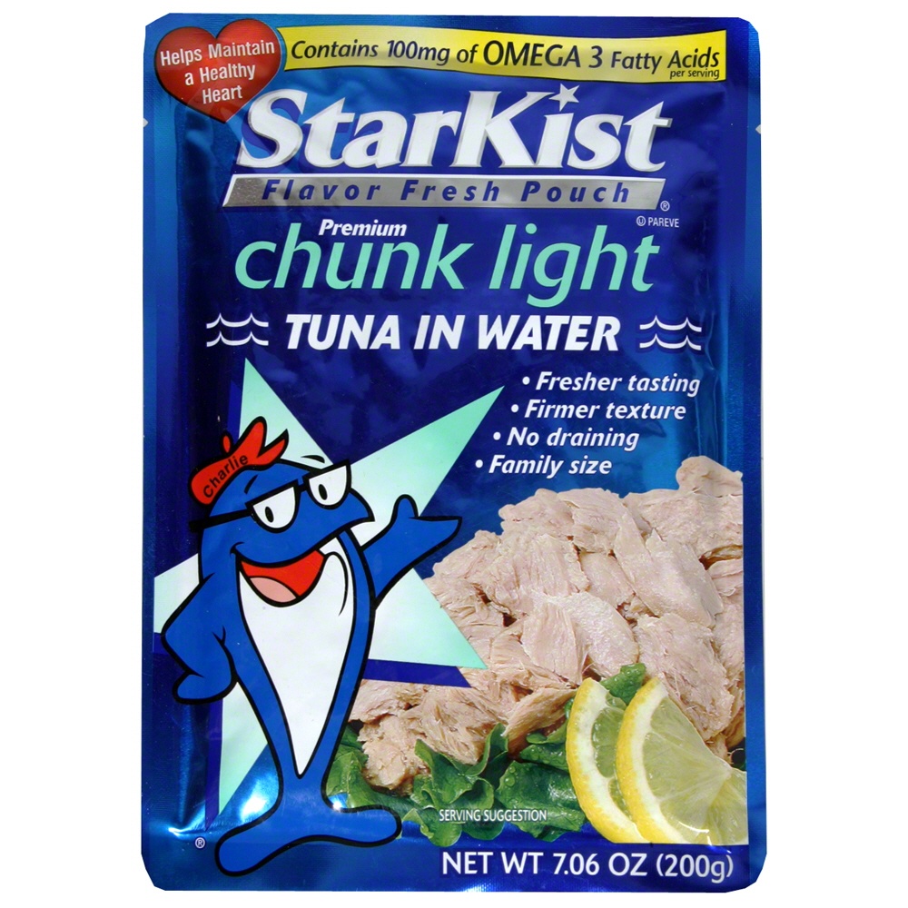 slide 1 of 1, StarKist Chunk Light Tuna In Water, 6.4 oz