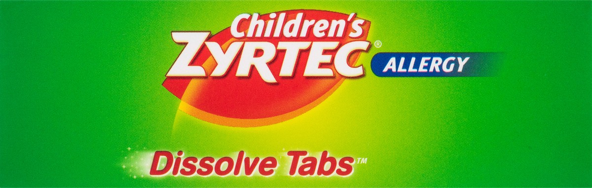 slide 9 of 9, Zyrtec Children's Zyrtec Allergy Relief Cetirizine Dissolving Tablets - Citrus - 24ct, 24 ct