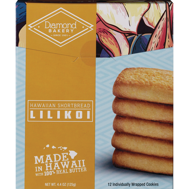 slide 1 of 1, Diamond Bakery Shortbread Lilikoi, 