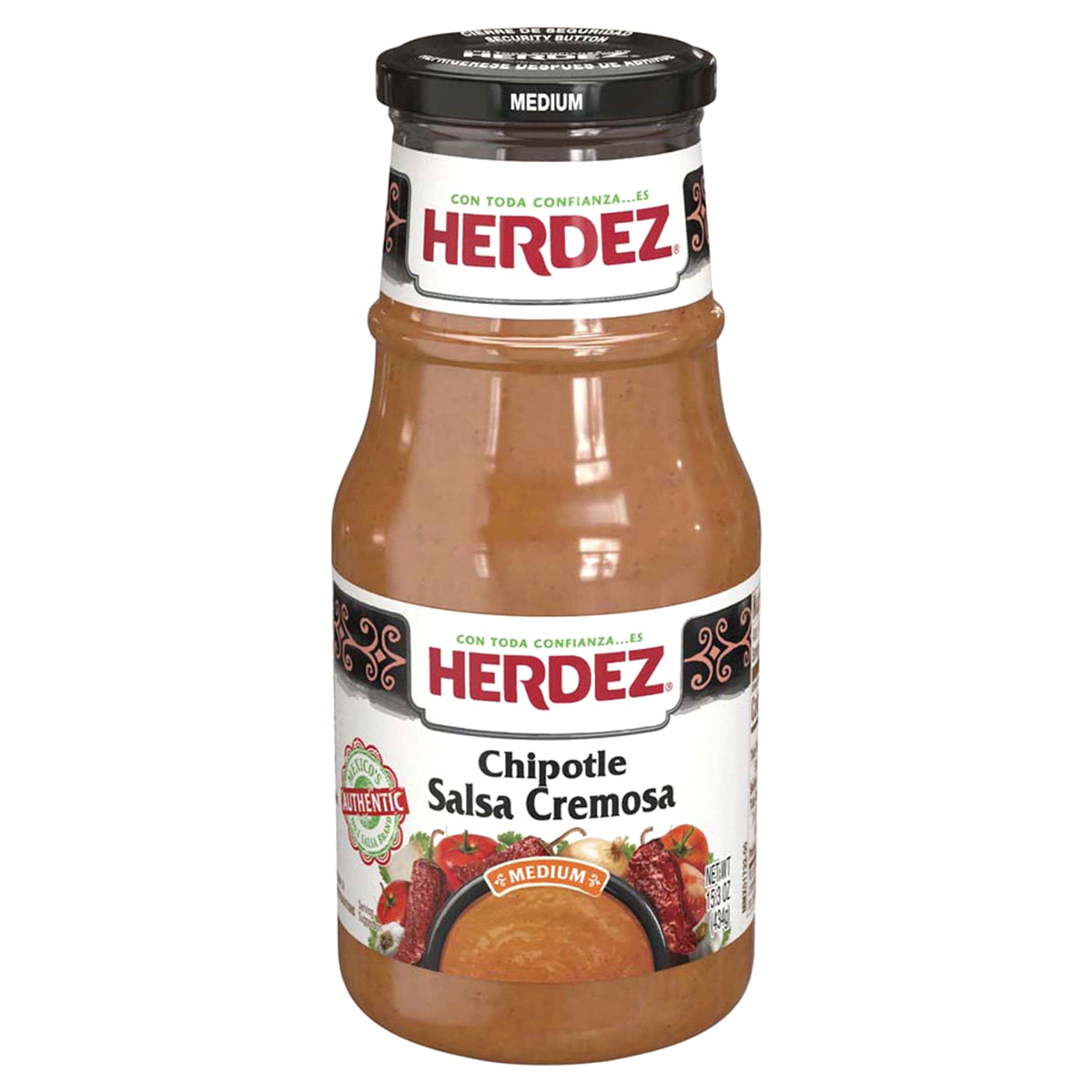 Herdez Chipotle Medium Salsa Cremosa Dip 15.3 Oz | Shipt