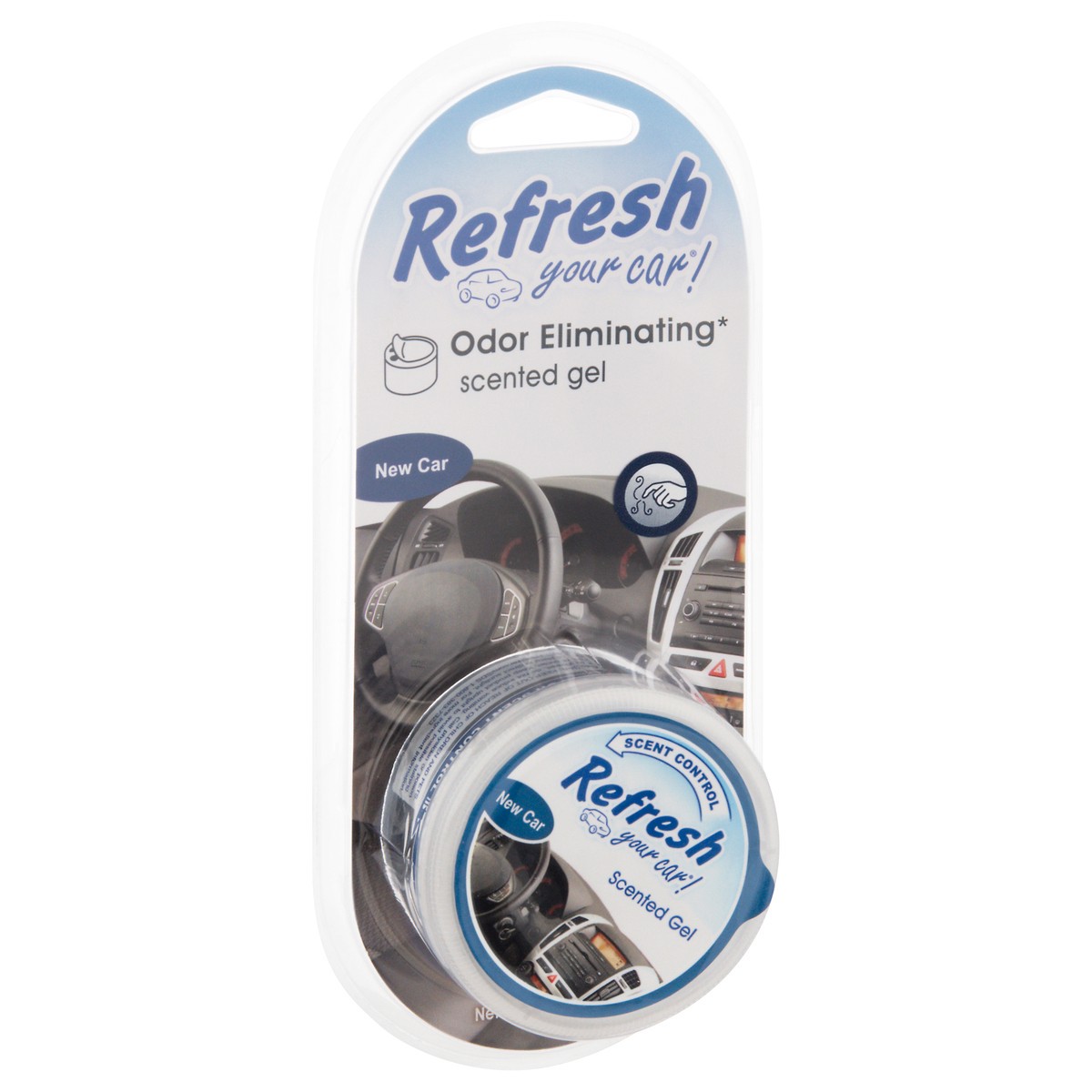 slide 8 of 9, Refresh Your Car! Scented Gel 2.5 oz, 2.50 fl oz