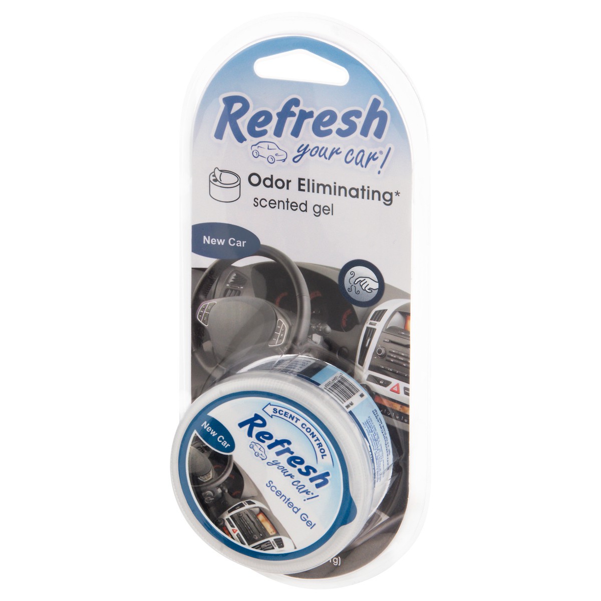 slide 6 of 9, Refresh Your Car! Scented Gel 2.5 oz, 2.50 fl oz