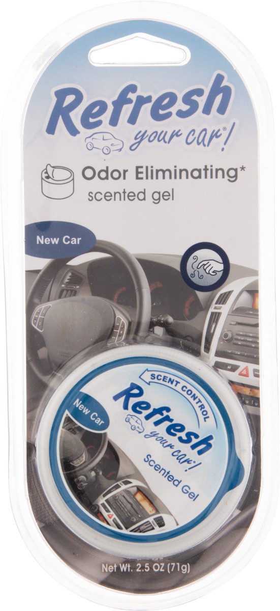 slide 7 of 9, Refresh Your Car! Scented Gel 2.5 oz, 2.50 fl oz