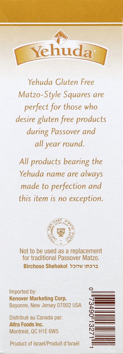 slide 3 of 4, Yehuda Matzo-Style Gluten Free Egg Squares 10.5 oz, 10.5 oz