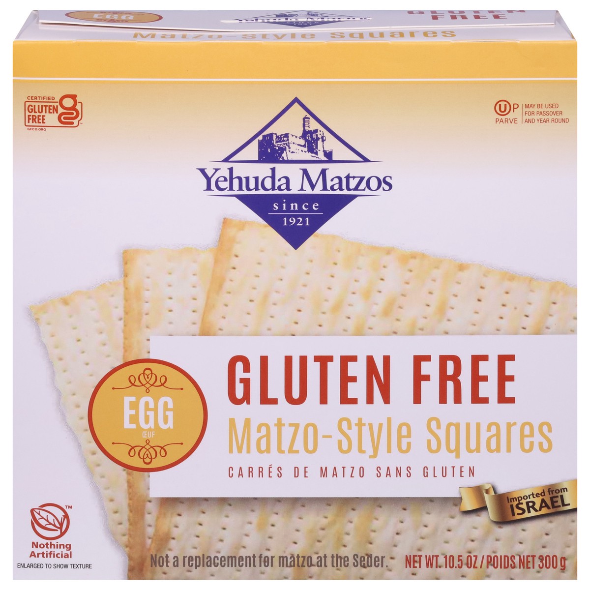 slide 1 of 4, Yehuda Matzo-Style Gluten Free Egg Squares 10.5 oz, 10.5 oz