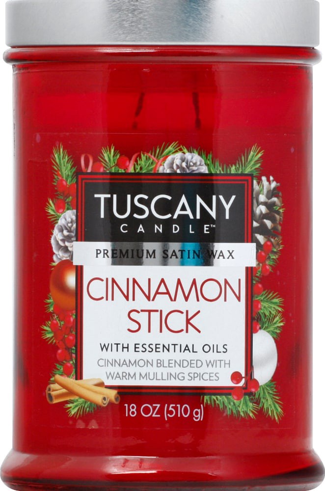 slide 1 of 6, Tuscany Candle Candle, Cinnamon Stick, 18 oz