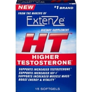 slide 1 of 4, Extenze Higher Testosterone Softgels, 15 ct