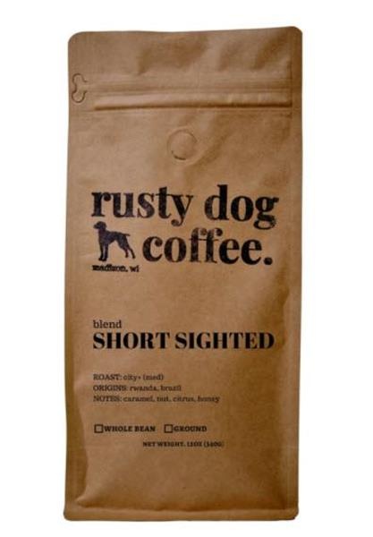 slide 1 of 1, Rusty Dog Coffee Blend Short Sighted Whole Bean - 12 oz, 12 oz