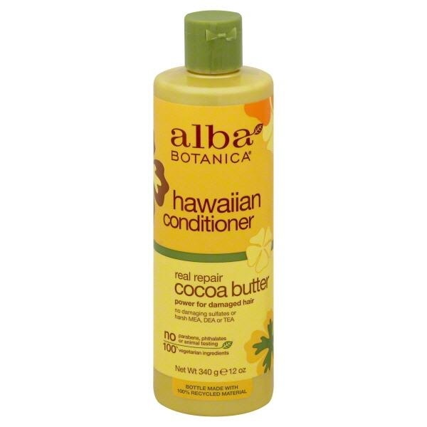 slide 1 of 6, Alba Botanica Hawaiian Conditioner Cocoa Butter, 12 fl oz