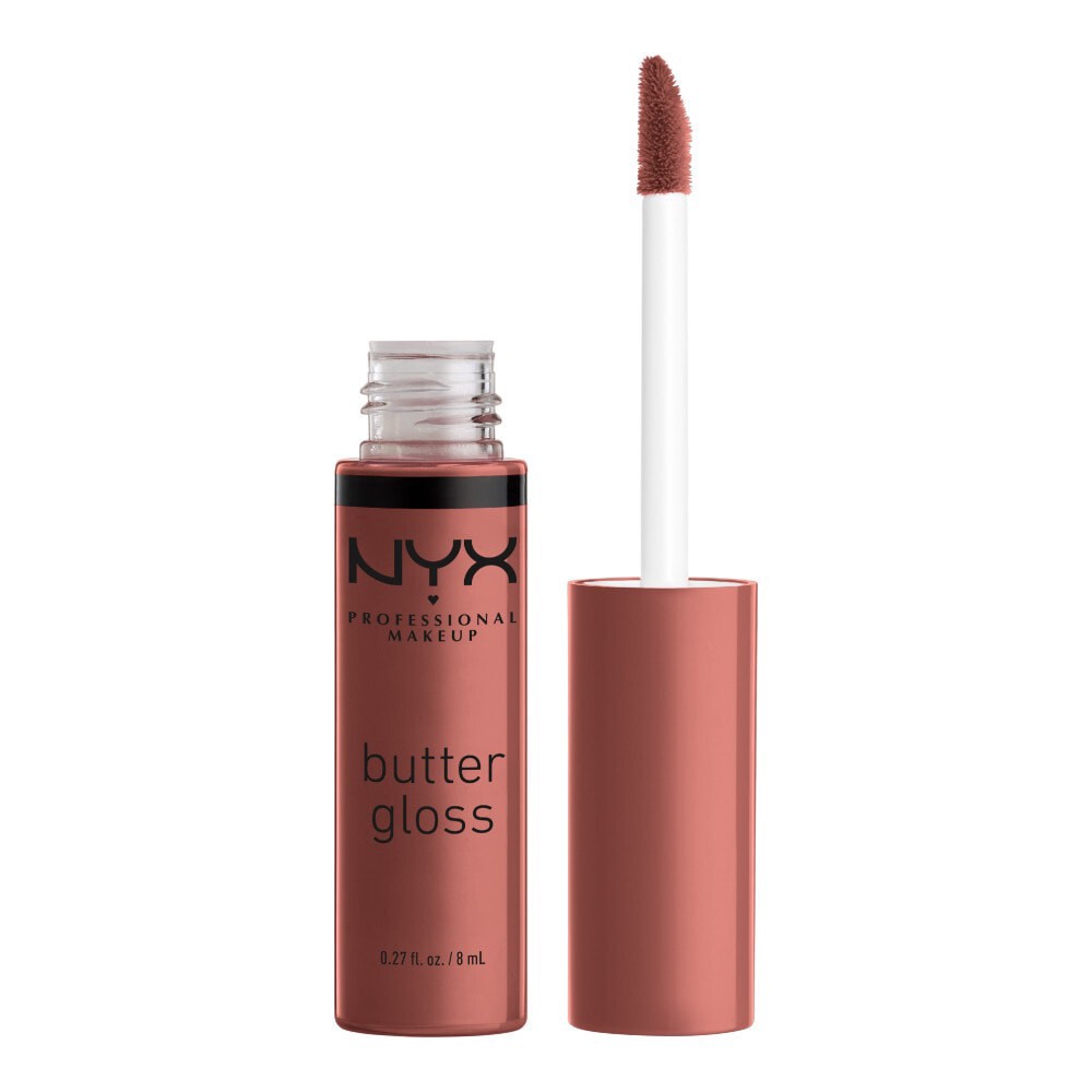 slide 1 of 6, NYX Professional Makeup Butter Gloss 16 Praline, 0.27 fl oz