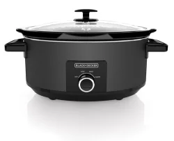 BLACK+DECKER Chalkboard Slow Cooker - Black