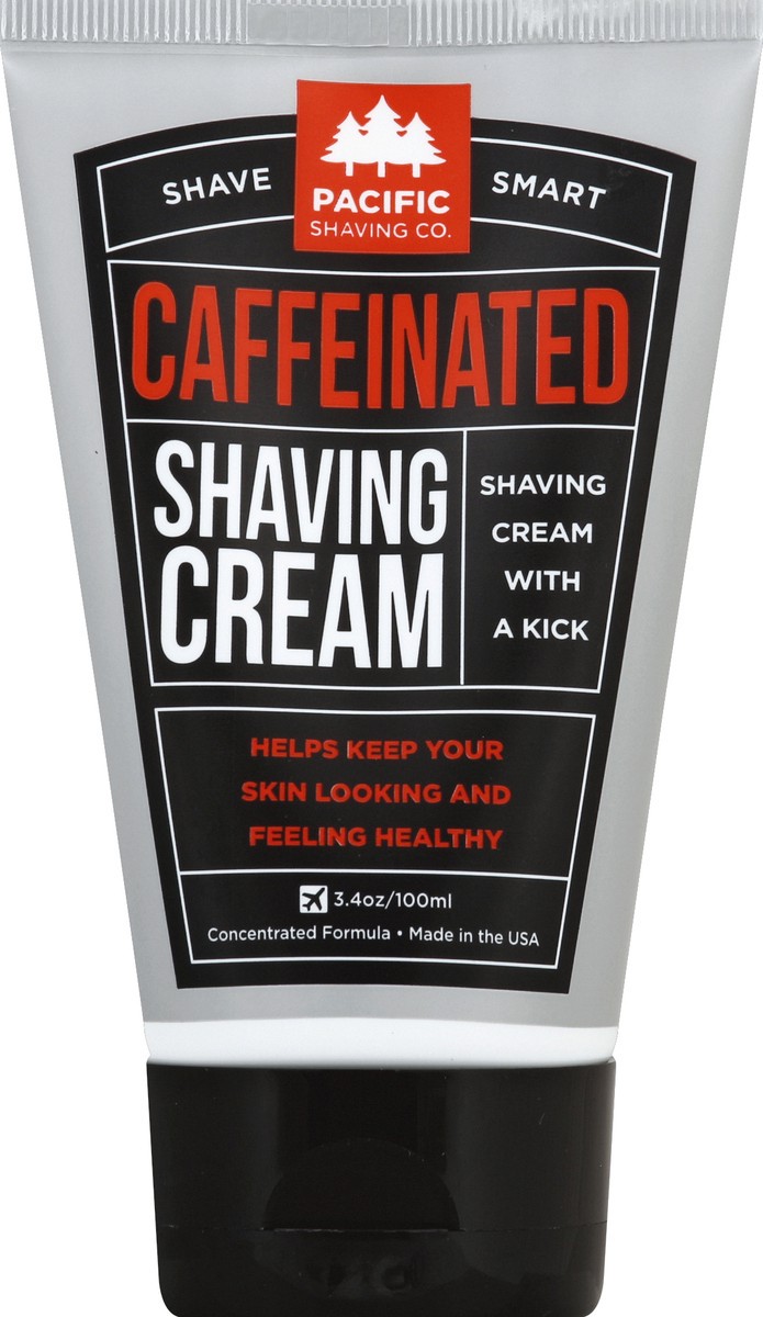 slide 5 of 6, Pacific Shaving Company Caffeinated Shave Cream, 3 oz