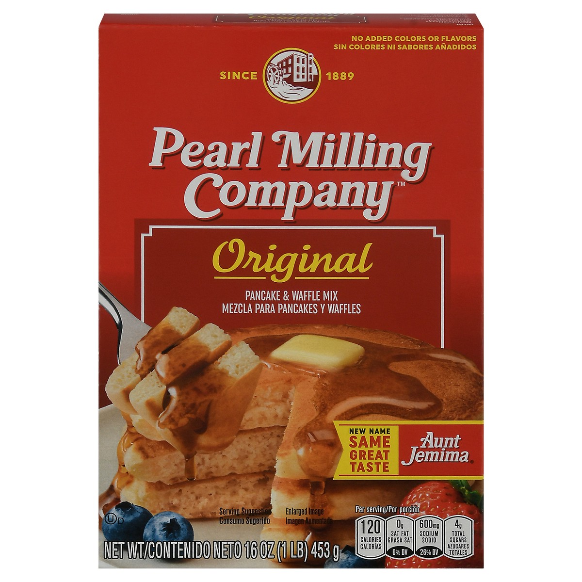 slide 1 of 1, Pearl Milling Company Pancake & Waffle Mix Original 16 Oz, 1 lb