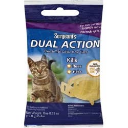 Sergeant's Dual-Action Flea & Tick Collar for Cats