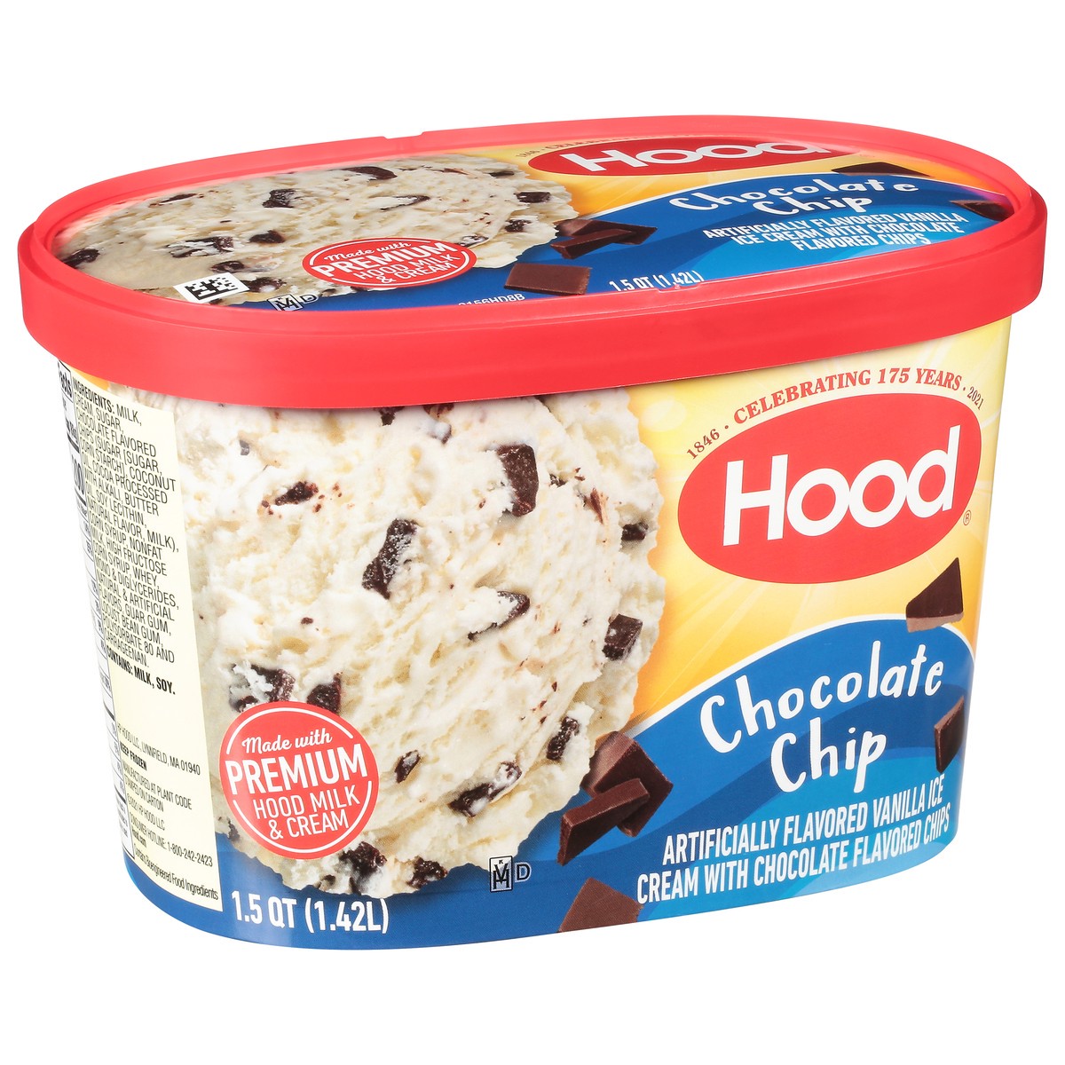 slide 9 of 11, Hood Chocolate Chip Ice Cream, 1.5 Quarts, 1.5 qt