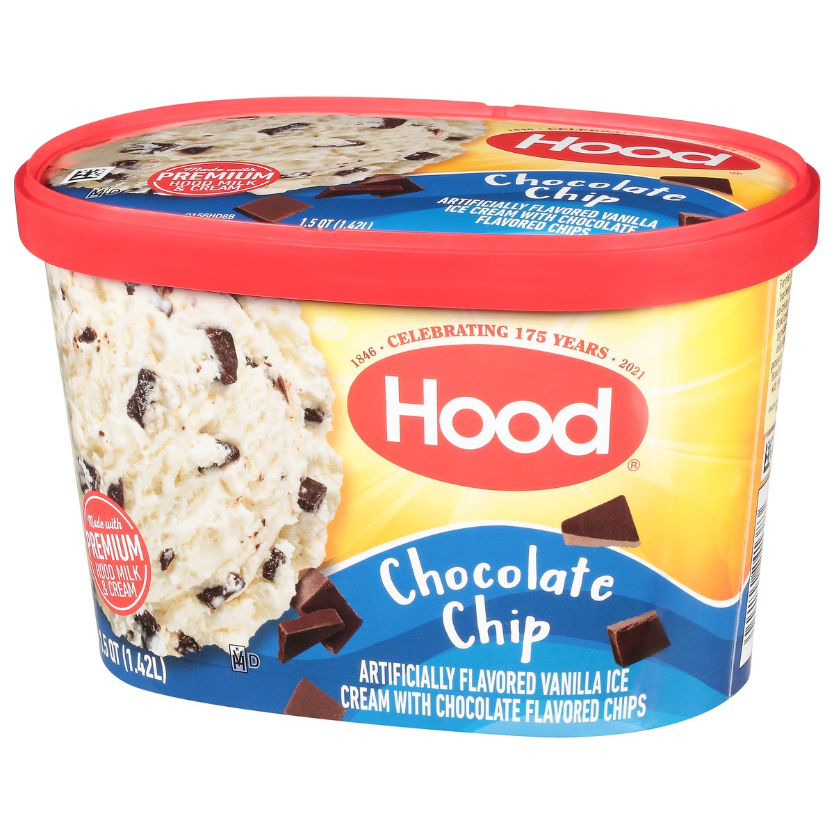 slide 3 of 11, Hood Chocolate Chip Ice Cream, 1.5 Quarts, 1.5 qt