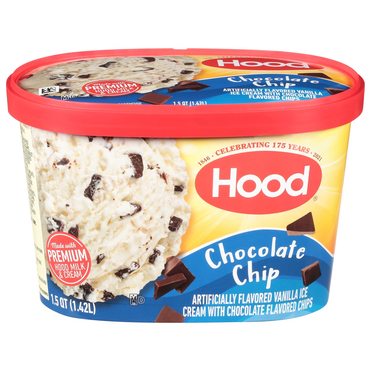 slide 5 of 11, Hood Chocolate Chip Ice Cream, 1.5 Quarts, 1.5 qt