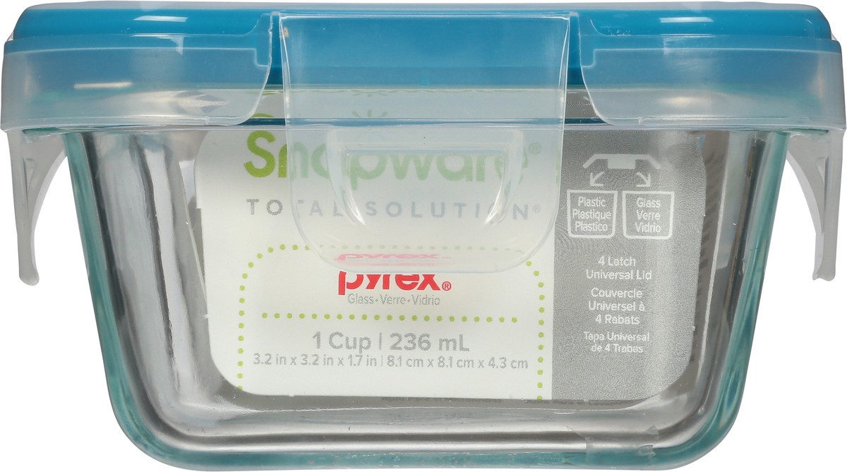 slide 5 of 12, Snapware Total Solution 1 Cup Pyrex Glass Food Storage 1 ea, 1 ct