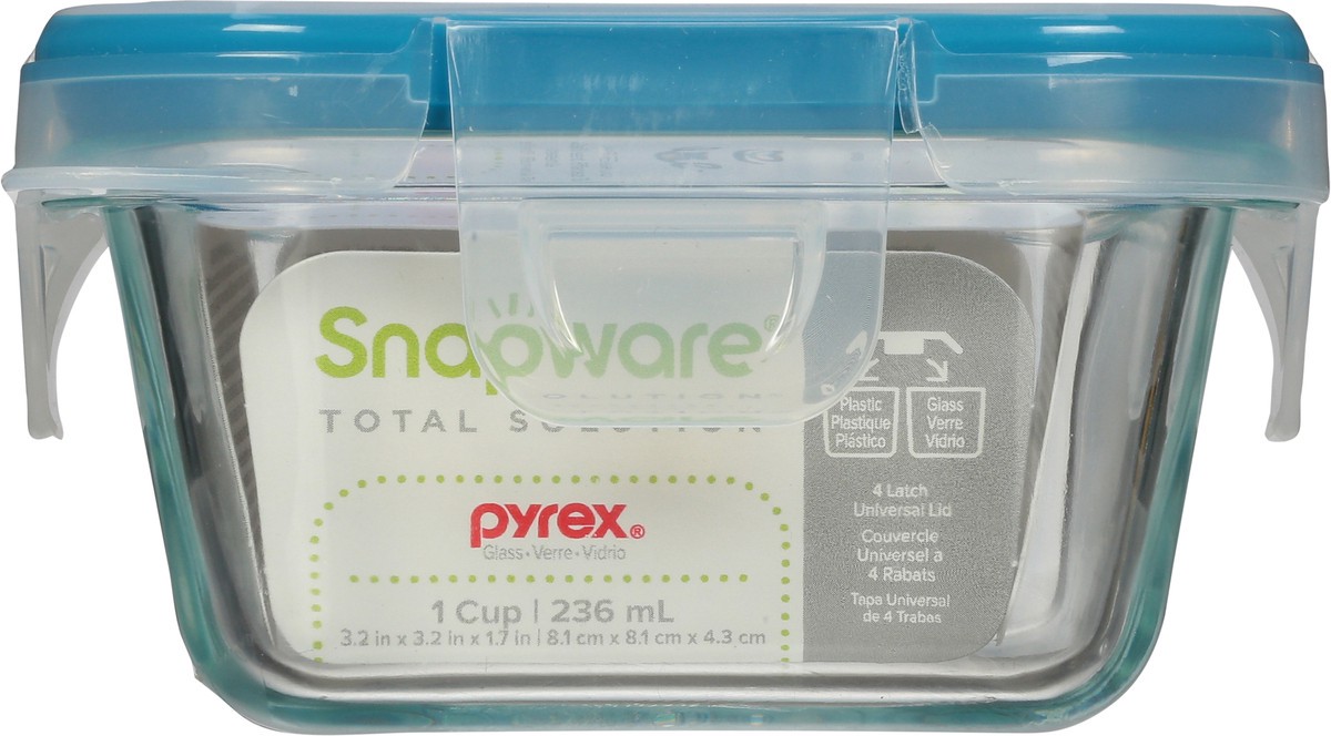 slide 8 of 12, Snapware Total Solution 1 Cup Pyrex Glass Food Storage 1 ea, 1 ct