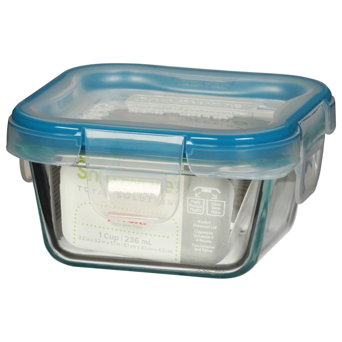 slide 4 of 12, Snapware Total Solution 1 Cup Pyrex Glass Food Storage 1 ea, 1 ct