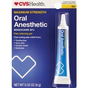 slide 1 of 1, CVS Health Maximum Strength Oral Anesthetic Pain Relieving Gel, 0.33 oz; 9 gram