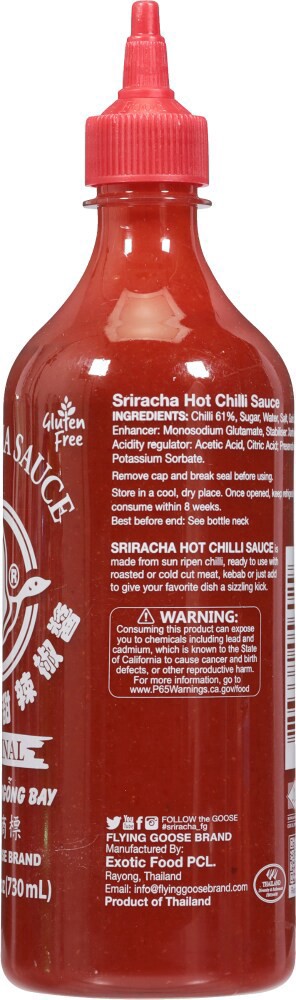 slide 2 of 4, Flying Goose -sriracha Sauce Original - 24.6 FZ, 24.6 fl oz