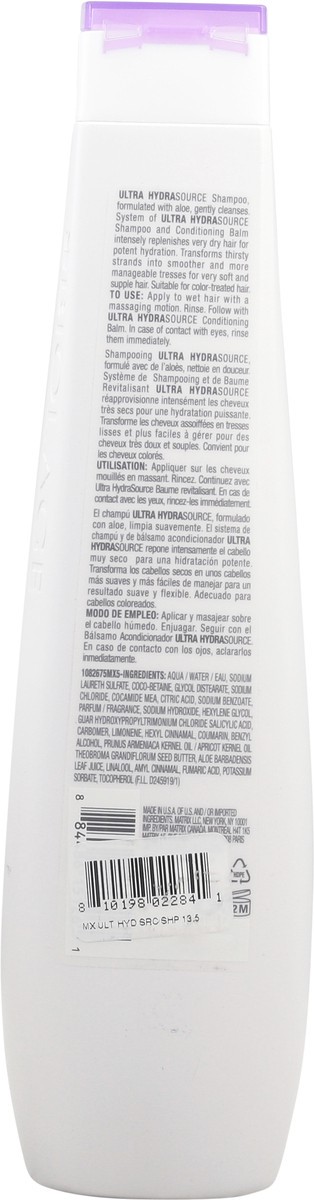 slide 8 of 9, Biolage Ultra Hydrasource Aloe Shampoo 13.5 fl oz, 13.5 fl oz